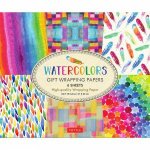 Watercolors Gift Wrapping Papers