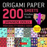Origami Paper 200 Sheets Japanese Dolls