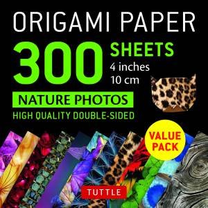 Origami Paper 300 Sheets Nature Photo Patterns by Various