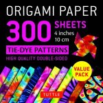 Origami Paper 300 Sheets TieDye Patterns