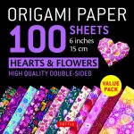 Origami Paper Hearts  Flowers