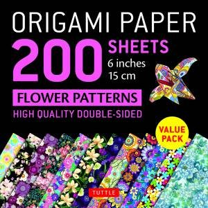 Origami Paper 200 Sheets Flower Patterns by Various