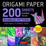 Origami Papers Marbled Patterns