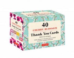 Cherry Blossoms 40 Thank You Cards With Envelopes by Various