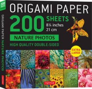 Origami Paper 200 Sheets Nature Photos