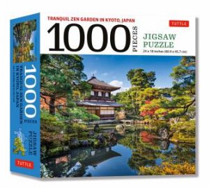 Tranquil Zen Garden In Kyoto Japan- 1000 Piece Jigsaw Puzzle