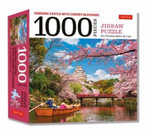 Samurai Castle & Cherry Blossoms 1000 Piece Jigsaw Puzzle