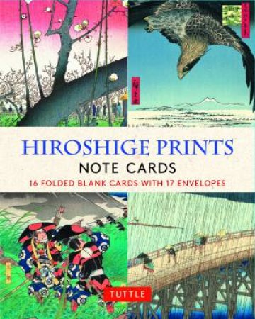Hiroshige Prints, 16 Note Cards by Utagawa Hiroshige
