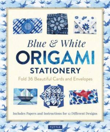 Blue & White Origami Stationery Kit by Various