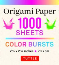 Origami Paper Color Bursts 1000 Sheets