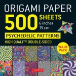 Origami Paper 500 Sheets Psychedelic Patterns 15cm