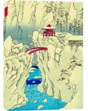 Hiroshige Snow On Mt Haruna Hardcover Journal Dotted Notebook