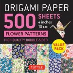 Origami Paper 500 Sheets Flower Patterns