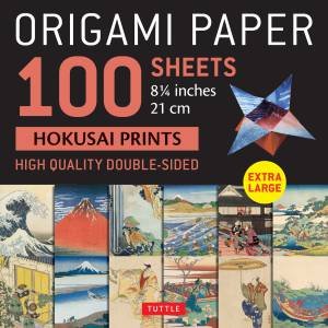 Origami Paper 100 sheets Hokusai Prints 8 1/4\