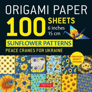 Origami Paper 100 Sheets Sunflower Patterns 6\