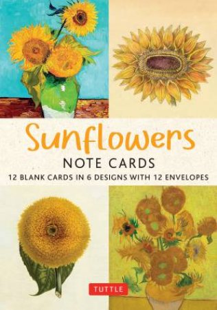 Sunflowers — 12 Blank Note Cards by Tuttle Studio
