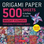 Origami Paper 500 sheets Bright Flowers 6 15 cm