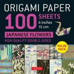 Origami Paper 100 sheets Japanese Irises 6 15 cm