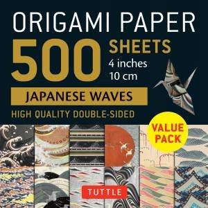 Origami Paper 500 sheets Japanese Waves Patterns 4\