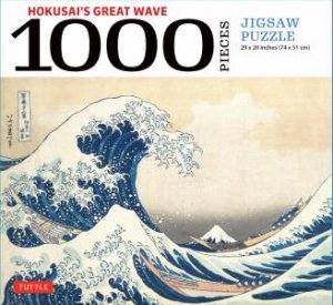 Hokusai's Great Wave — 1000 Piece Jigsaw Puzzle by Tuttle Studio