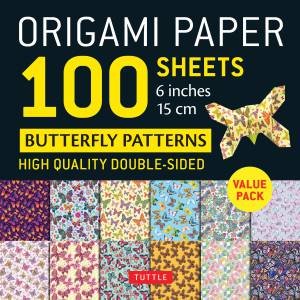 Origami Paper 100 Sheets Butterfly Patterns 6\