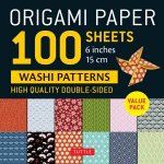 Origami Paper 100 sheets Washi Patterns 6 15 cm