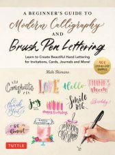 A Beginners Guide to Modern Calligraphy  Brush Pen Lettering
