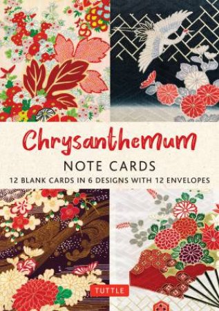 Chrysanthemums, 12 Note Cards by Tuttle Studio
