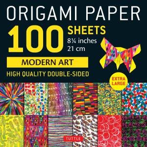 Origami Paper 100 sheets Modern Art 8 1/4\