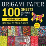 Origami Paper 100 sheets Modern Art 8 14 21 cm