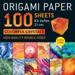 Origami Paper 100 sheets Colorful Crystals 8 14 21 cm