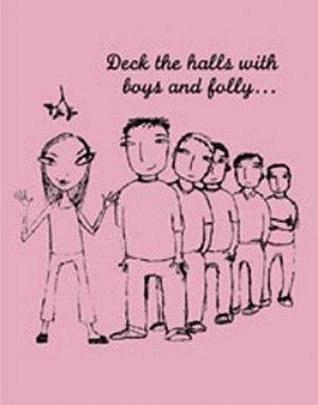 Bad Girl's Holiday Notecards: Deck The Halls by Notecards