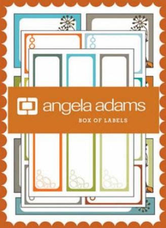 Angela Adams Box Of Labels by Angela Adams