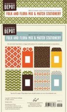 Reprodepot Folk and Flora Mix and Match Stationery