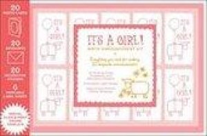 It's a Girl! Birth Announcement Kit by Gift Chronicle