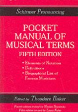 Pocket Manual Of Musical Terms