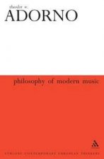 Athlone Contemporary European Thinkers Philosophy Of Modern Music
