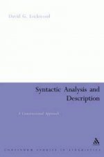 Syntactic Analysis And Description A Constructional Approach