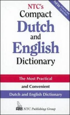 Ntc's Compact Dutch and English Dictionary by McGraw-Hill