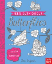 Press Out And Colour Butterflies