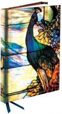 Foiled Journal  Tiffany Standing Peacock Leaded Glass