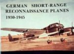 German Short Range Reconnaissance Planes 19301945