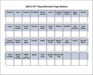 (DSM-5-TR)(TM) Repositionable Page Markers by Various