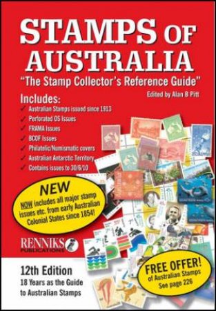 Renniks Stamps Of Australia, 12th Ed by Alan B. Pitt