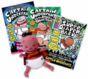 Captain Underpants: Super Diaper Baby Fun Pack - Books & Toy by Dav Pilkey