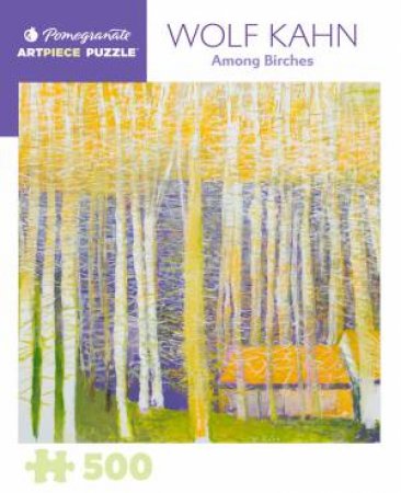 Among Birches: 500-Piece Jigsaw Puzzle by Wolf Kahn