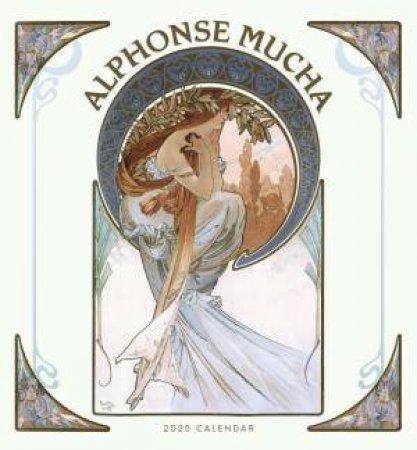 2025 Alphonse Mucha Wall Calendar by Alphonse Mucha