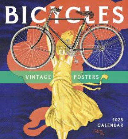 2025 Bicycles: Vintage Posters Wall Calendar by Pomegranate