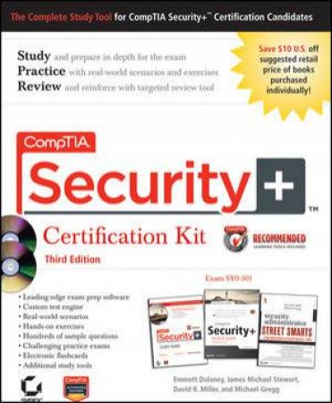 Comptia Security+ Certification Kit , 3rd Edition (Exam Sy0-301) Includes CD Set by Emmett Dulaney & James M Stewart & Various