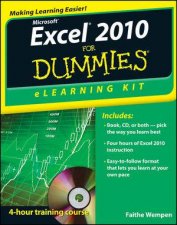 Microsoft Excel 2010 Elearning Kit for Dummies